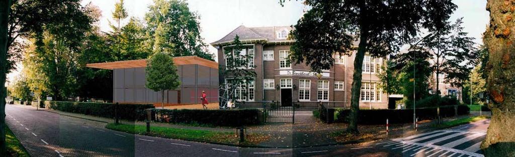 paviljoens Grand cafe samen met lagere school en gemeentehuis