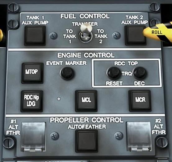 lay) kunt zetten: de knoppen vind je onder de throttle quadrant. de take off) en tijdens de cruise en worden bijna niet gebruikt bij normale vluchten. MCL is Max Climb en MCR is Max Cruise.