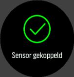 Druk op de rechteronderknop om door de lijst te bladeren en selecteer het gewenste sensortype met de middelste knop. 4.
