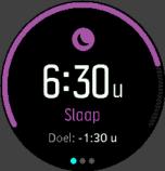 De laatste stap bepaalt uw slaaptijd. Uw horloge gebruikt die periode om te bepalen wanneer u slaapt (tijdens uw slaaptijd) en alle slaap als één sessie te rapporteren.