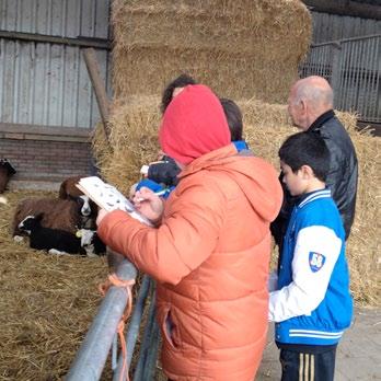 boeren en hun directe reacties. Inmiddels zijn kinderen uit 27 verschillende klassen geweest, vooral groepen 7 en 8.