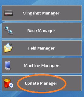 Installatie 2 Installatie De SBGuidance Update Manager is op elke nieuwe SBG terminal geïnstalleerd. De Update Manager is vanuit de SBGuidance Loader op te starten (Figuur 1).