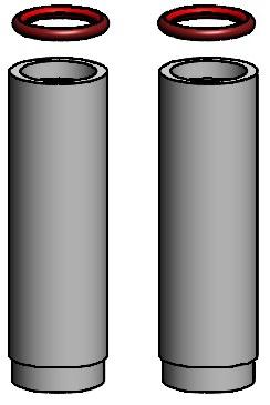 het volgende 8 pinch valves 8 O-ringen 10 filterschijven 2 pakkingen Opmerking: