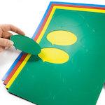 Gemaakt van gekleurd magneetfolie dienen ze als eye catcher of om bepaalde stemmingen en gevoelens te markeren.