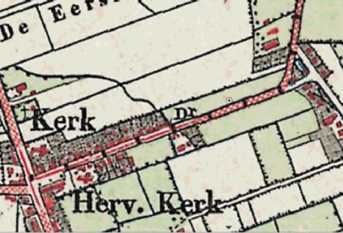 Informatiebron: Historische topografische kaarten [8] Voor het verkrijgen van historische informatie zijn de historische topografische kaarten van de website van de Provincie Noord-Brabant uit de