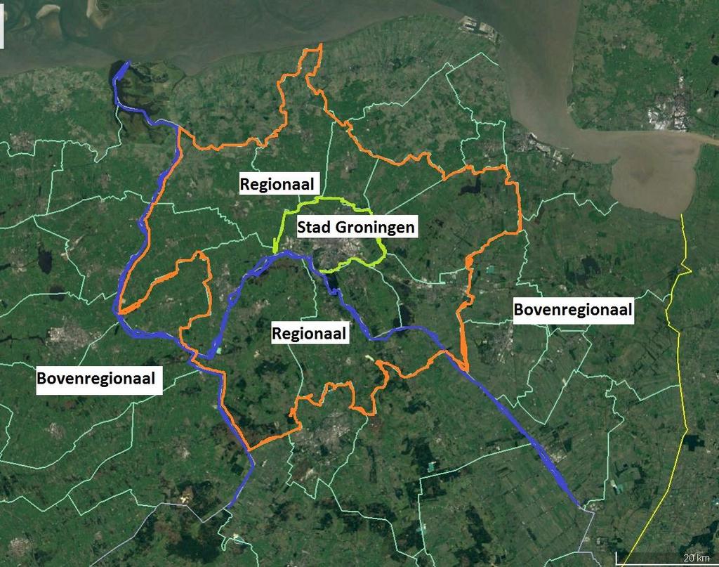 Bijlage 2 Regio indeling Lokaal: Stad Groningen Regionaal: gemeenten Bedum, Grootegast, Haren, Hoogezand-Sappemeer,