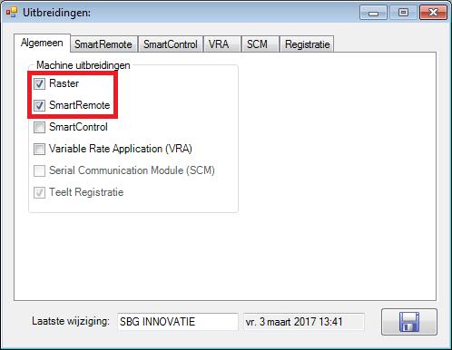 RCU Start-Stop I Rev. A I Installatiehandleiding 6. Instellen SBGuidance Start de SBGuidance Configurator door SHIFT + SBGuidance te drukken in de SBGuidance Loader.