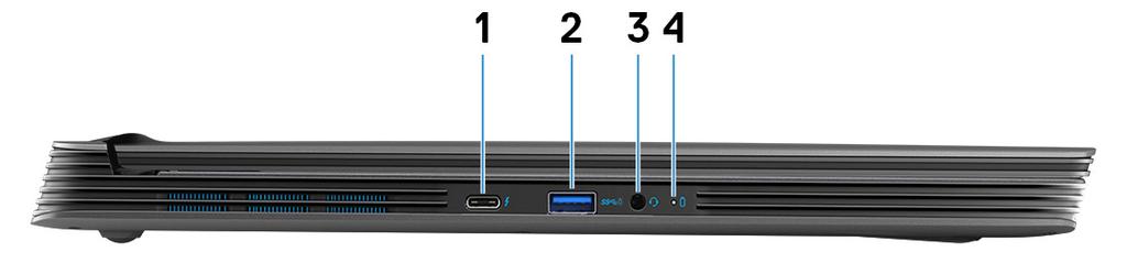 1 Gen 2 Type-C)/DisplayPort Ondersteunt USB 3.1 Gen 2 Type-C, DisplayPort 1.