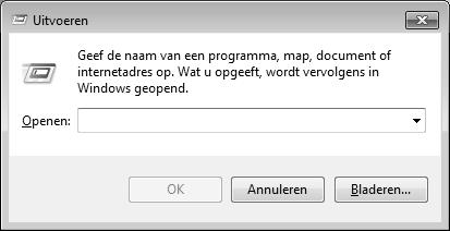 Voorbeeld voor een handmatige installatie zonder Autorun: 1. Klik op Start. 2. Klik op Alle programma s. 3. U opent het programmapunt Bureau-accessoires. 4. Kies de optie Uitvoeren. 5.