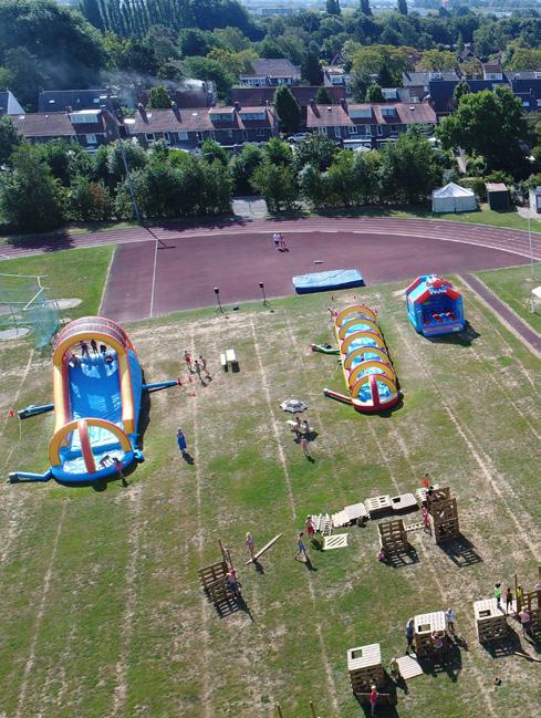 Woensdag 31 juli Atletiek dag Naast ons Festival terrein is de atletiekbaan van de AKU en wij mogen daar gewoon gebruik van maken, hoe tof is dat!