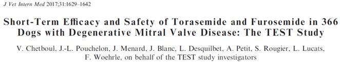 Torasemide: evidence based?