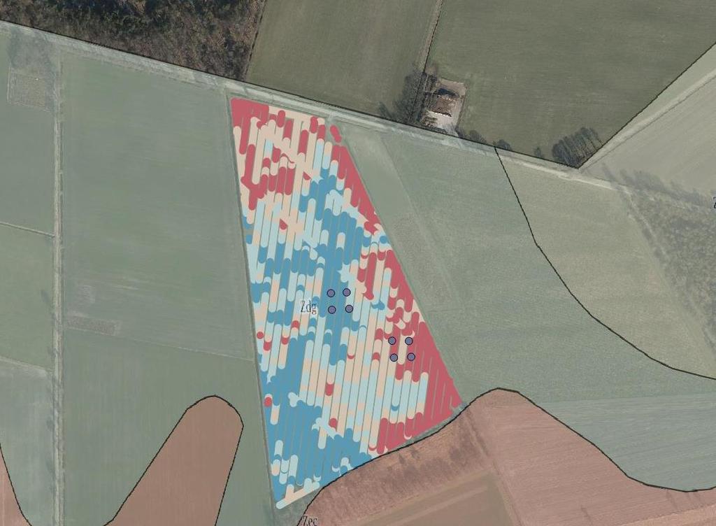 pf pf curve gelijkaardig, vermoedelijk wel hogere grondwatertafel in zone met hoge EC op basis van bodemkaart 6 5 4 3 2 1 pf of uitdrogingscurve