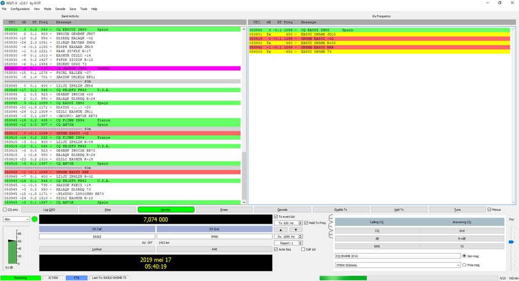 FT-8: WSJT-X