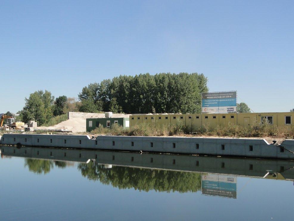 Sinds begin 2018 gebeurt het transport van huishoudelijk afval per schip vanaf de kade van EcoWerf in Wilsele naar de installatie van Indaver in Doel.