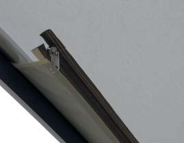 Classics Details: De classic luifels staan bekend om hun puntvormige dak en het eenvoud in gebruik.