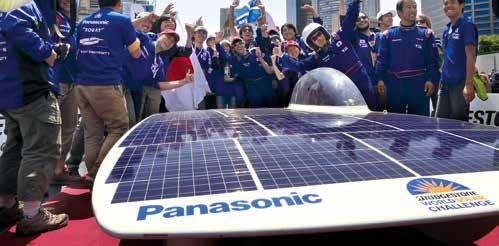 Met behulp van Panasonic-producten wordt de CO 2-uitstoot er met 70% verminderd en het waterverbruik met 30%.