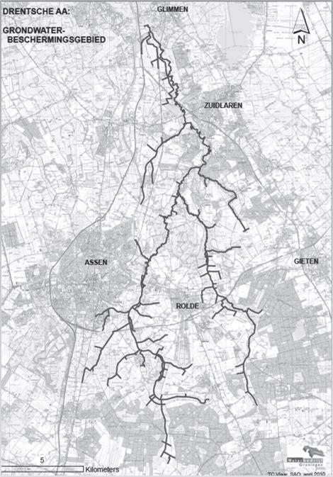 Casestudie Het water van de Drentsche Aa wordt al sinds 1884 door het Waterbedrijf Groningen gebruikt voor de bereiding van drinkwater.