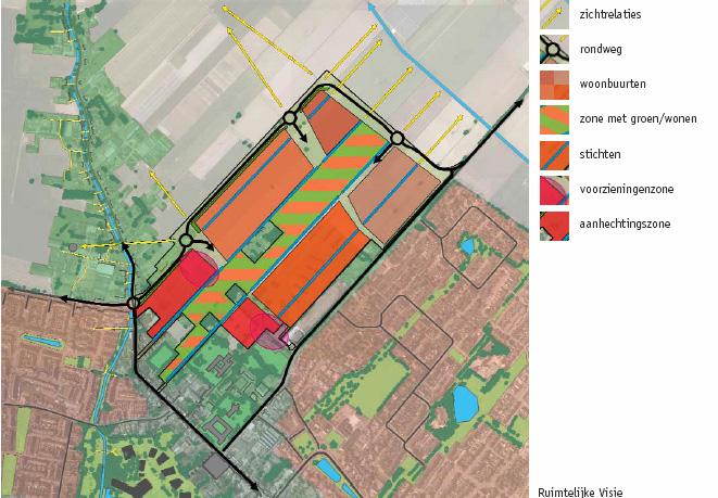 2.2 Ruimtelijke visie De Ruimtelijke Visie vormt de aanzet voor de planontwikkeling, waarbij aandacht is voor de ontwikkelingsgeschiedenis en de cultuurhistorie binnen het plangebied en de directe