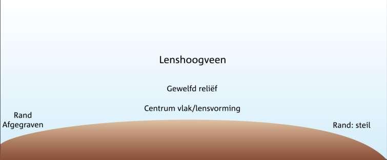 Ecotopen en helling van veenoppervlak Clarabog en Raheenmore (S.v.d.Schaaf & J.G.