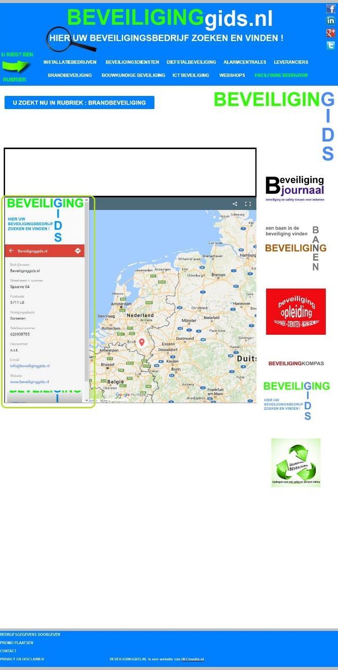 NL-kaart + logo/video (art. nr. 40003 + 40004) Commerciële kenmerken: Lage kosten met hoge opvallende attentie waarde voor de bezoeker.