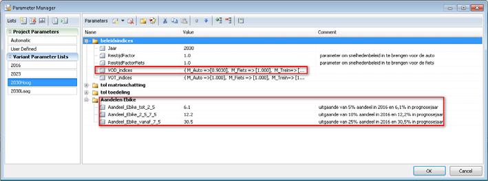 4: Locatie parameterbestand Binnen de Parameter Manager kunnen aanpassingen worden gedaan op verschillende beleidsindices (zie figuur 4.5). Figuur 4.