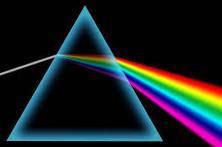 Lees de uitleg over licht. Wit licht Gekleurd licht Wit licht bestaat uit alle kleuren licht. Dat kun je zien met een prisma. Een prisma is een drie-hoek van glas. prisma Er gaat wit licht in.