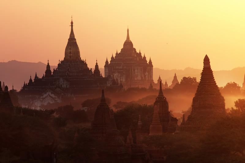 Dag 17 Monywa Bagan Je reist naar Bagan. Zonder overdrijven kan gesteld worden dat Bagan één van de belangrijkste en indrukwekkendste cultuurmonumenten van Azië is.