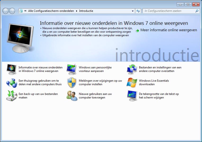 Windows 7 - Introductie Leer alles wat u, wat u moet weten over het installeren van de notebook.