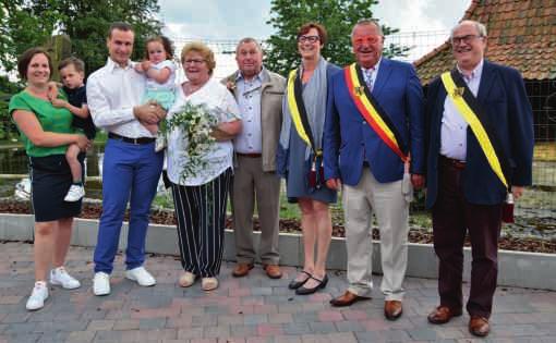 Gouden bruiloft Jacobus De Clercq & Rita De Corte Lede, 11 april 1969 Freddy Van Caelenberg & Françine Wellekens Hofstade, 22 mei 1969 Robert Van Caelenberg & Adolphina Van Migerode Oordegem, 20 juni