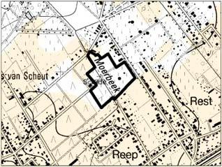 Figuur 17: Moerhoflaan: overstromingsgevoeligheid Bron: AGIV, eigen bewerking Infiltratiegevoeligheid De bodem van het deelgebied is