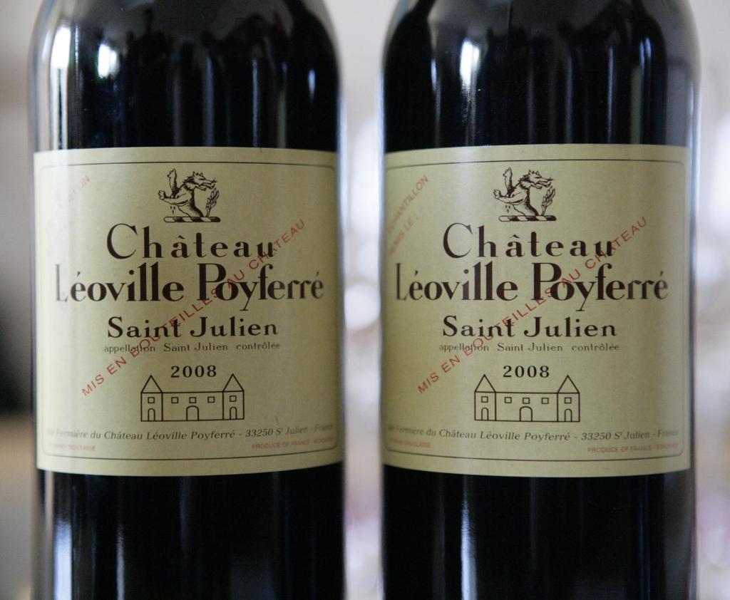 Proeverij Château Léoville Poyferré 2008 Deze wijn - uit barrique geproefd - zal in juni of juli 2010 worden gebotteld.