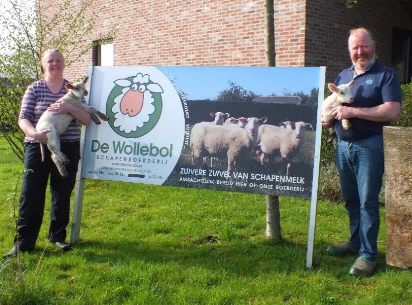 Ter gelegenheid van het Ambachtelijk Weekend opent Martine Van Landeghem haar vernieuwde hoevewinkel met schapenzuivel en