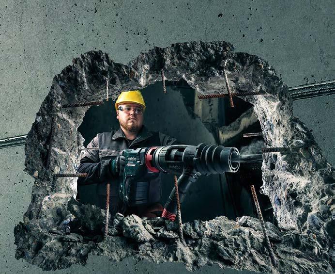 NOVITEITEN De Metabo SDS-max hamers.