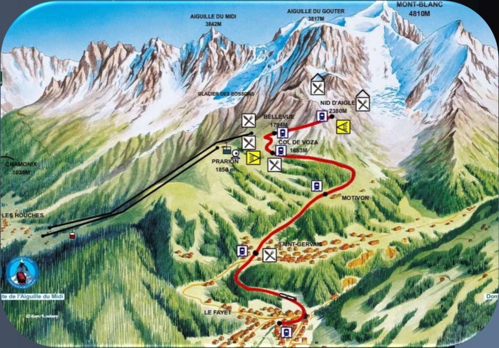 Praktisch Speciaal Mont Blanc Dagindeling Nid d Aigle