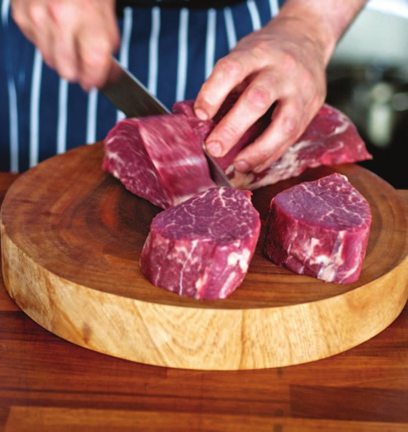 Ons Foyle Gourmet vlees is de favoriet van de chef. Wanneer u een doos van Gourmet opent, zult u snitten vinden die consistent en met vaardigheid zijn bereid.