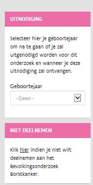 6.1 Wij doen het. En wat doe jij? Wil je weten of je uitgenodigd wordt en wanneer? Wens je niet deel te nemen? www.