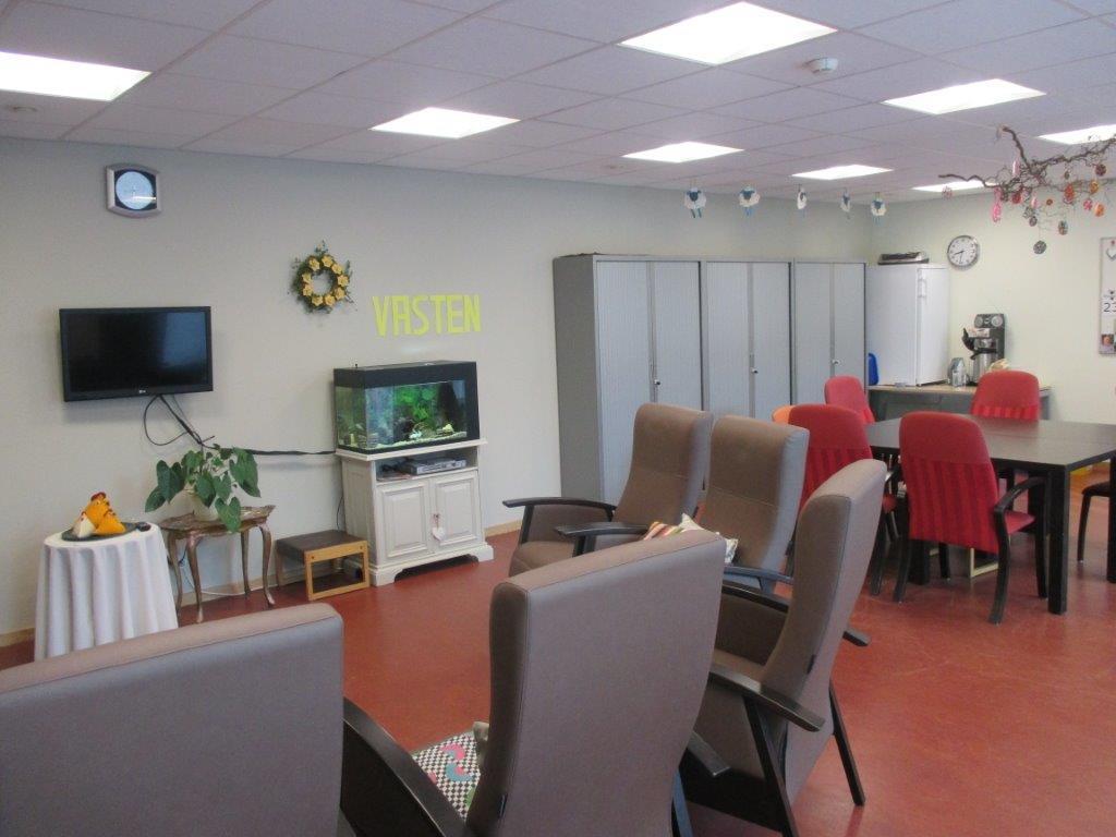 Accommodatie van het dagverzorgingscentrum Het dagverzorgingscentrum is geïntegreerd in het woonzorgcentrum Kloosterhof.