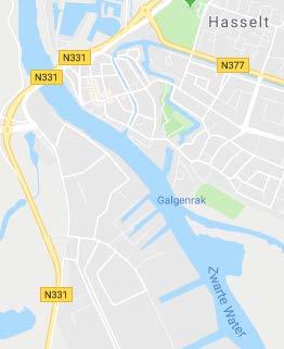 Situatie Zwolle Plaats incident: rode pijl.