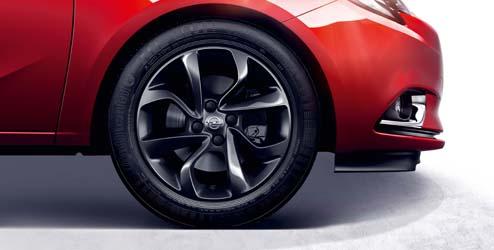 Velgen en wielen Lichtmetalen velg, 8-spaaks, 15-inch Lichtmetalen velg, 4-dubbelspaaks, 16-inch, Black Geef uw Opel een persoonlijke uitstraling met een set nieuwe velgen.