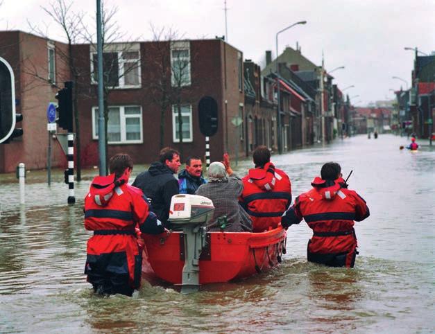 Afbeelding 2. Tijdige opschaling is van essentieel belang voor het nemen van maatregelen, in het uiterste geval evacuatie.