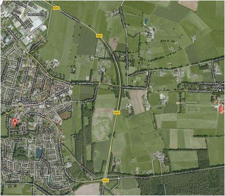 2. Situering van het plangebied Het plangebied is gesitueerd aan de Lemelerveldseweg 16 in Heino.