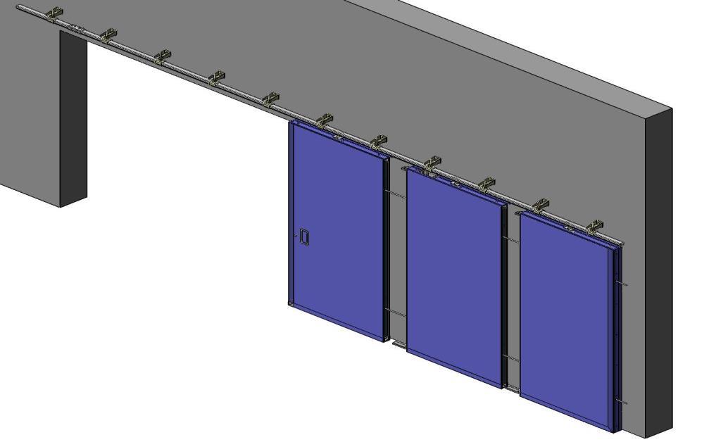 Stap 7 Montage modules Breng de bouten van de rollen aan in de modules en plaats deze onder de rails.