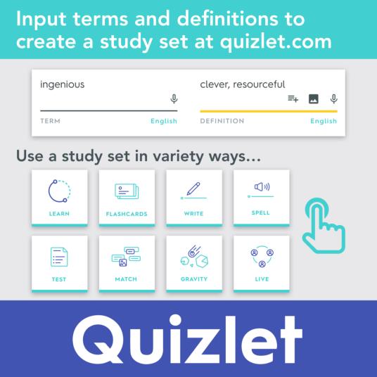 manier te laten instuderen 3) Kahoot > makkelijk quizen m.b.v.