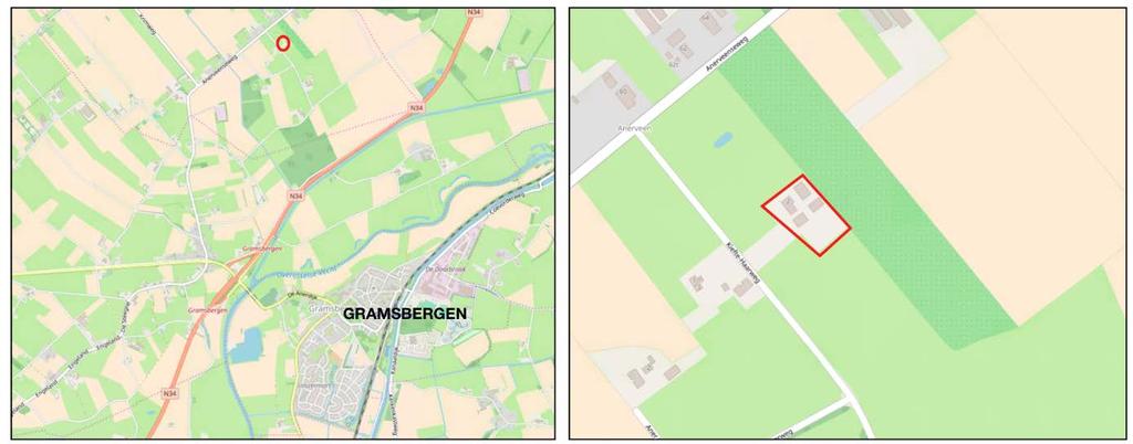 HOOFDSTUK 1 INLEIDING 1.1 Aanleiding Op het perceel aan de Kiefte-Haarweg 2 te Anerveen, in het buitengebied van de gemeente Hardenberg, is een agrarisch erf aanwezig.