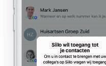 Geef toegang tot contacten en verifieer je emailadres Geef Siilo toegang tot je contacten Je contacten binnen Siilo zijn in eerste