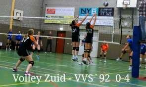 Wedstrijdverslag Volley Zuid D2 - VVS'92 D1 zaterdag 28-11-2015 Dames 1 mocht naar Rotterdam!