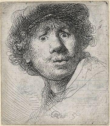 Rembrandt vindt zijn eigen manier Rembrandts schilderijen lijken steeds minder op die van zijn leermeester. Hij gaat gedempte tinten gebruiken en kiest voorstellingen met weinig figuren.