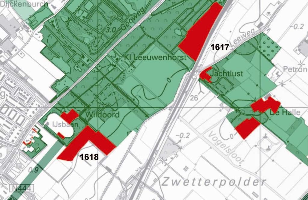 perceel schrappen als EHS) 1616 Katwijk: Coepelduin zuid (drie percelen schrappen als