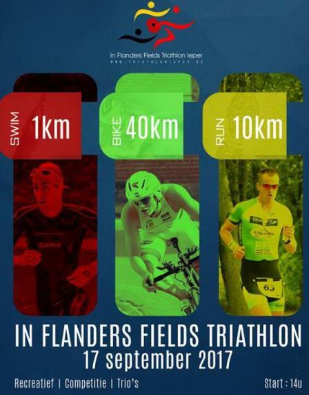 In Flanders Fields Triatlon Net als de twee voorbijgaande jaren willen we als club op dit sportevenement niet ontbreken.