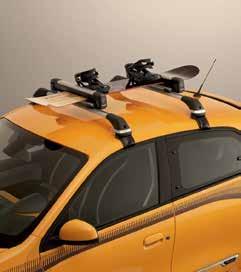 Deze door Renault ontworpen dakstaven voldoen aan de strengste veiligheidsen weerstandsnormen.